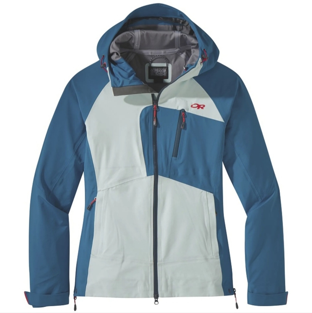 Outdoor Research Womens Skyward II Jacket Waterfall/Celestial Blue Size XS